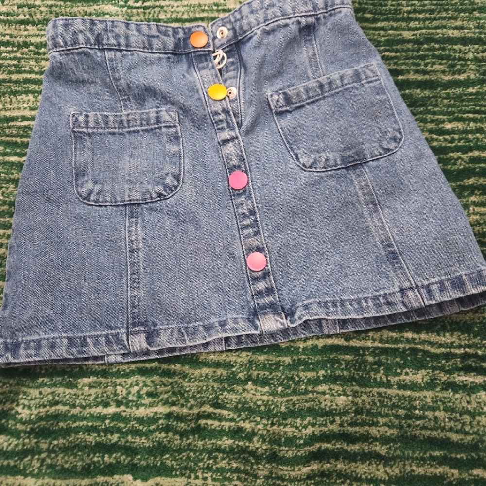 Du Pareil Au Meme Jean Skirt Girls Size 8 (From Paris France)